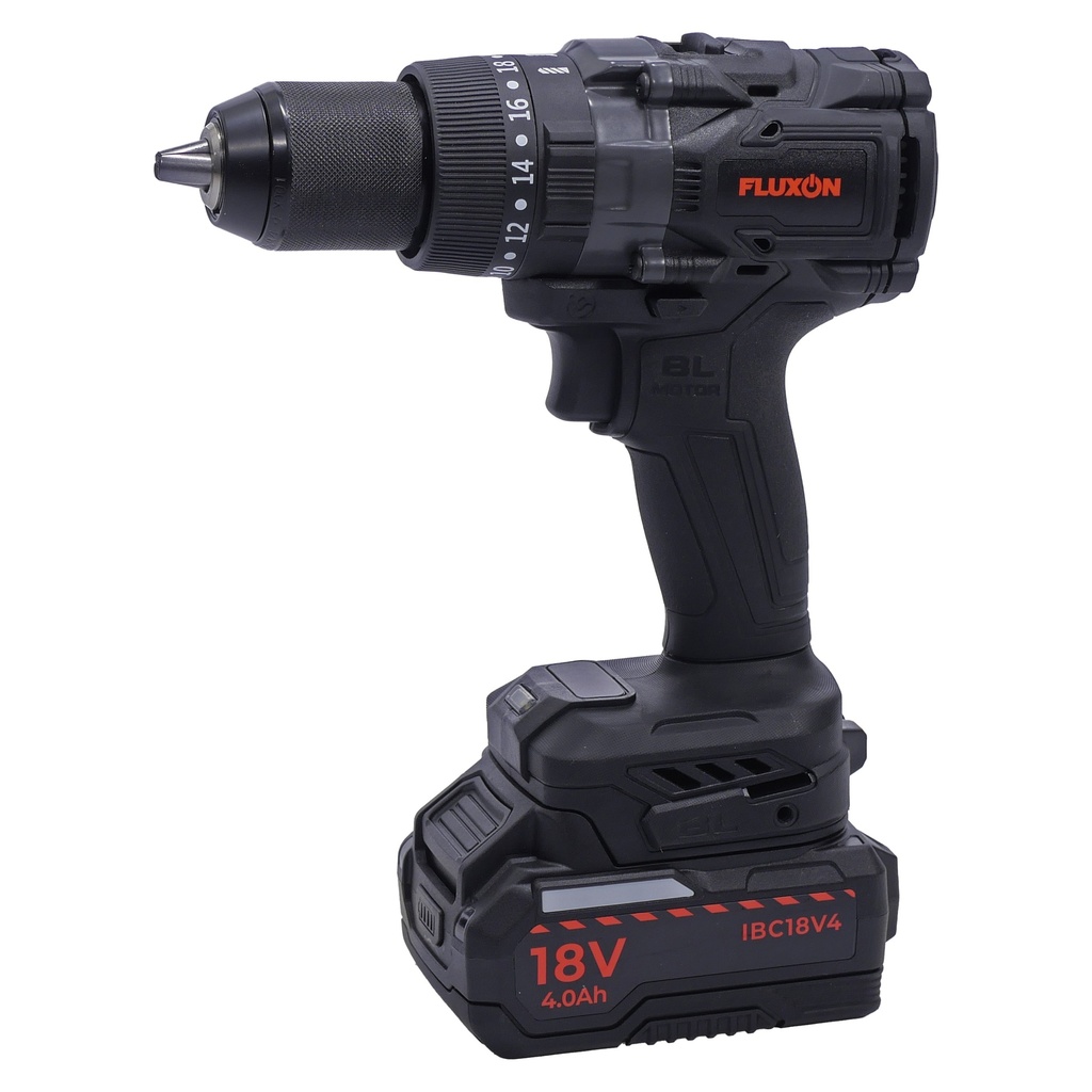 Cordless brushless impact drill incl. 2x 4.0Ah batteries 18V + charger (2)