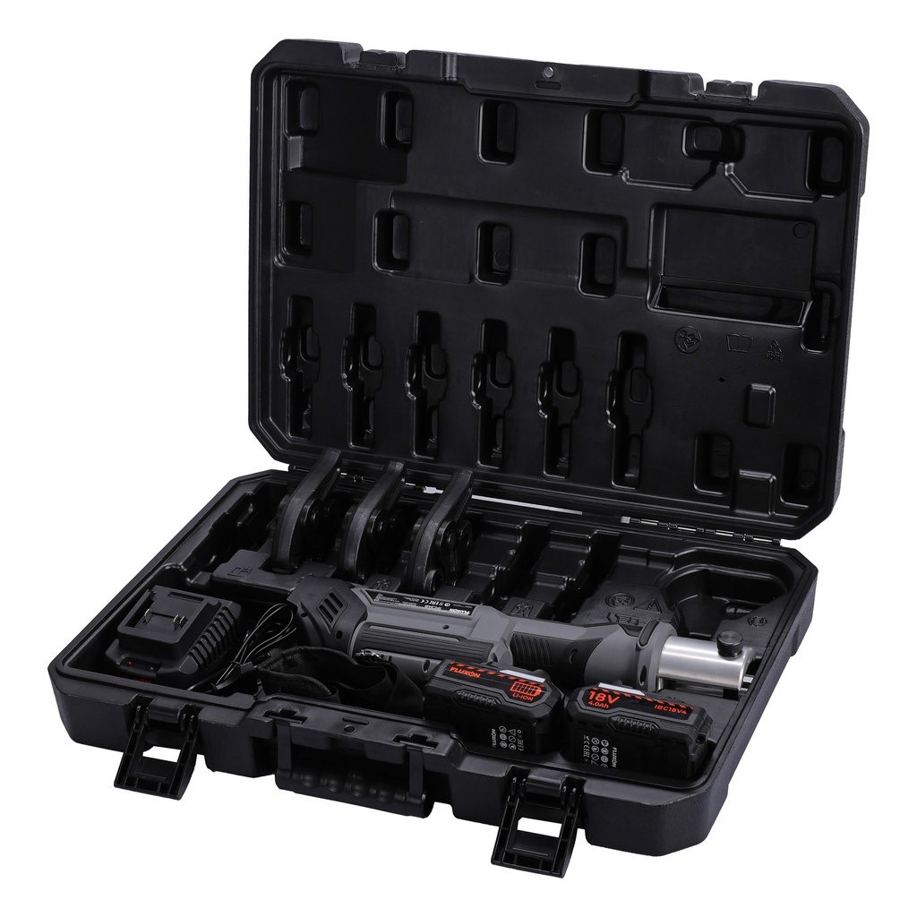 Cordless pressing tool 32kN incl. 3pcs U-profile jaws + 2x 4.0Ah battery (4)