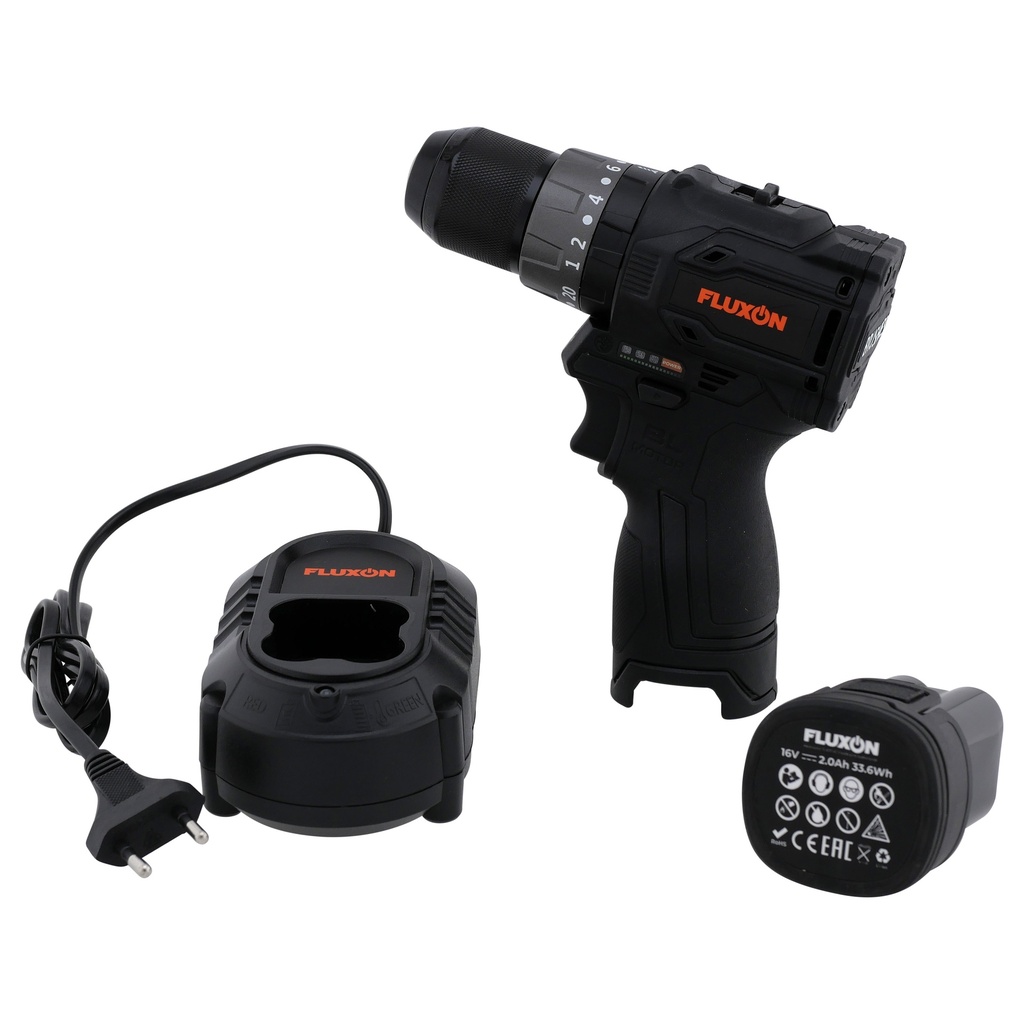 Cordless brushless drill 10mm 16V  (5)