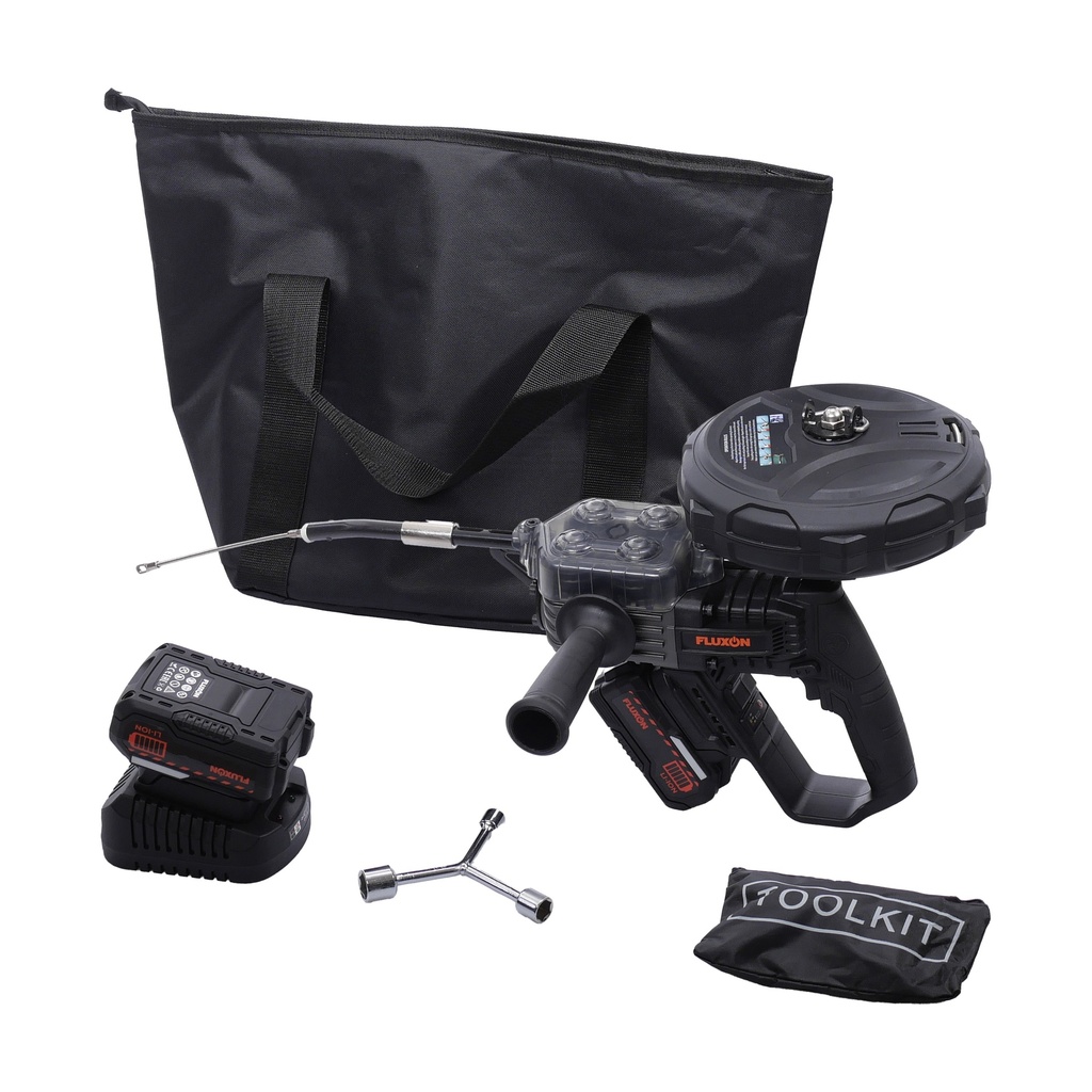 Cordless wire puller 80kg 20m 1x 4.0Ah battery 18V + charger (3)