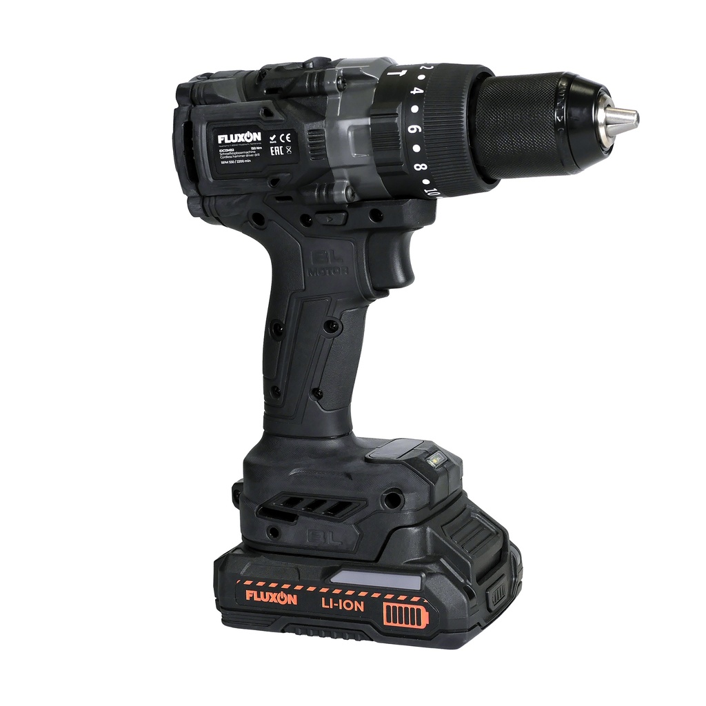 Cordless brushless impact drill incl. 1x 2.0Ah batteries  (2)