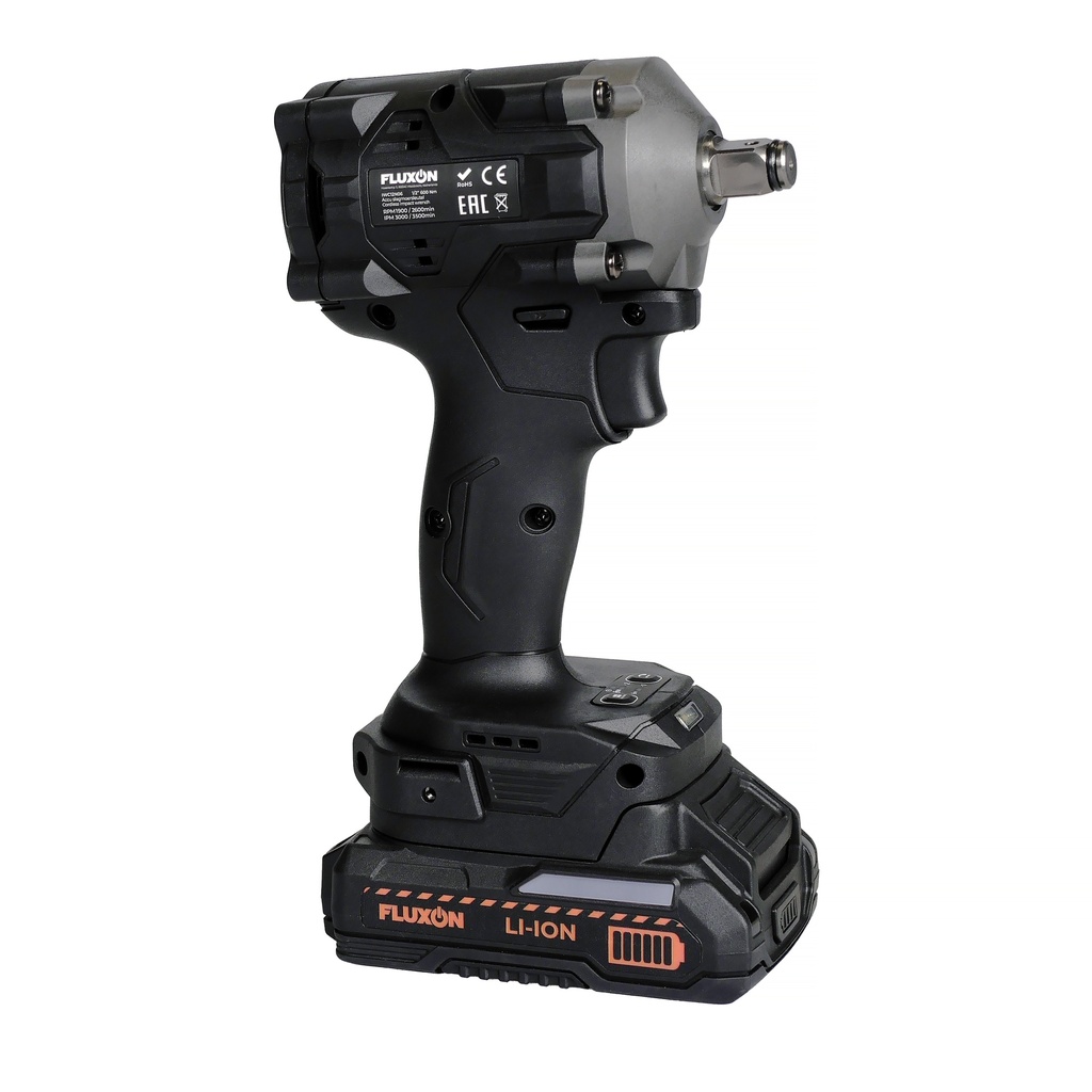 Cordless impact wrench 1/2" 620Nm incl. 1x 2Ah battery and charger (2)