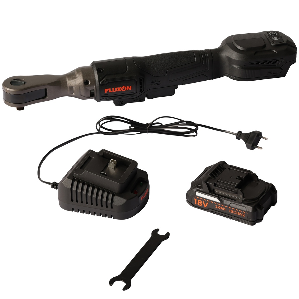 Fluxon cordless ratchet wrench 3/8" incl. 1x 2 Ah battery and charger (5)