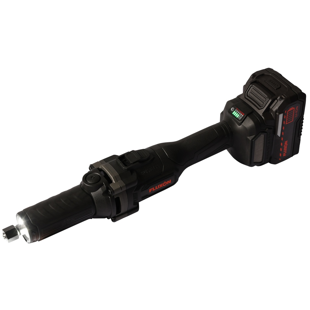 Fluxon cordless die grinder incl. 4 Ah battery and charge (4)
