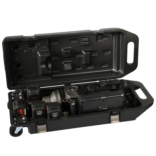 Cordless impact wrench 1" 4000Nm incl. 4x 8.0Ah batteries 18V + charger