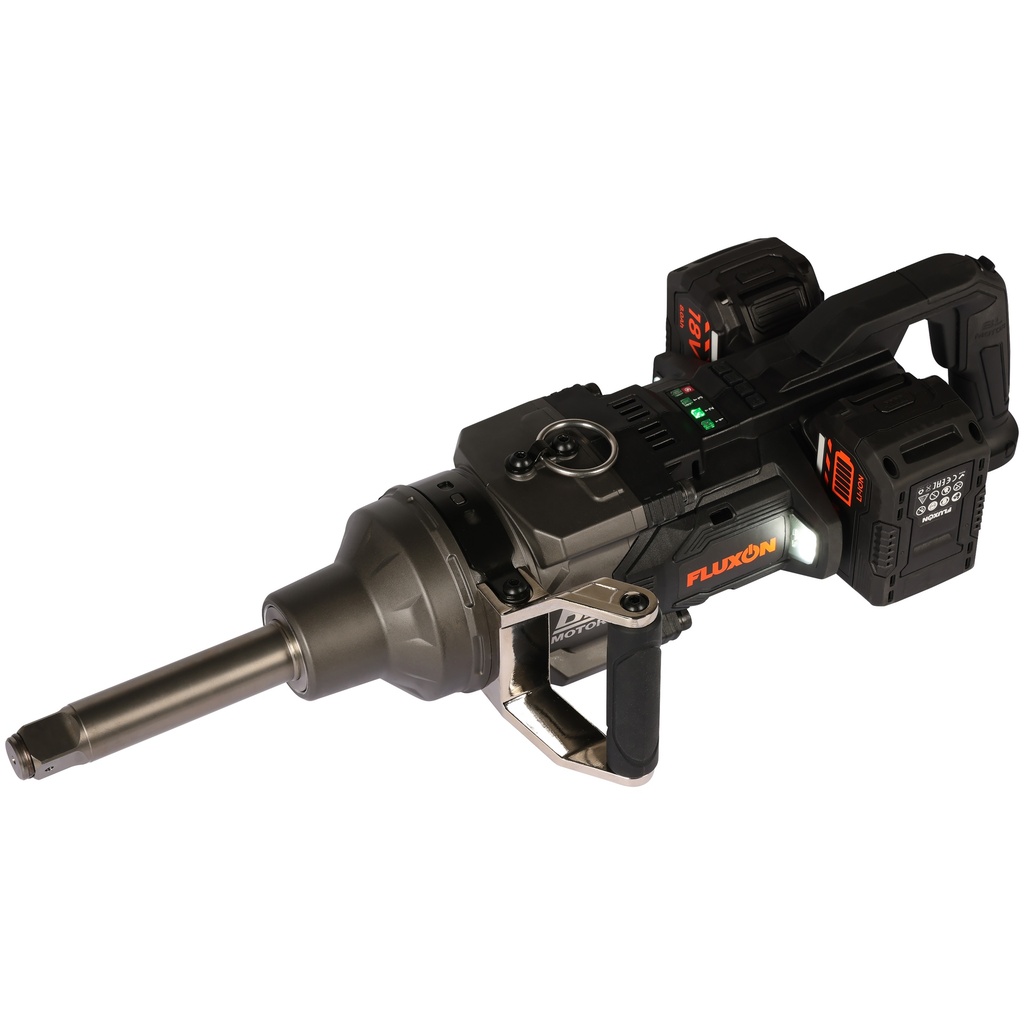 Fluxon cordless impact wrench 1” 4000 Nm incl. 4x 8 Ah batteries and dual charger (3)