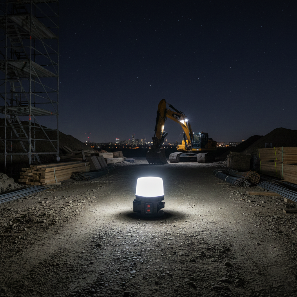 Fluxon hybrid construction site light (9)