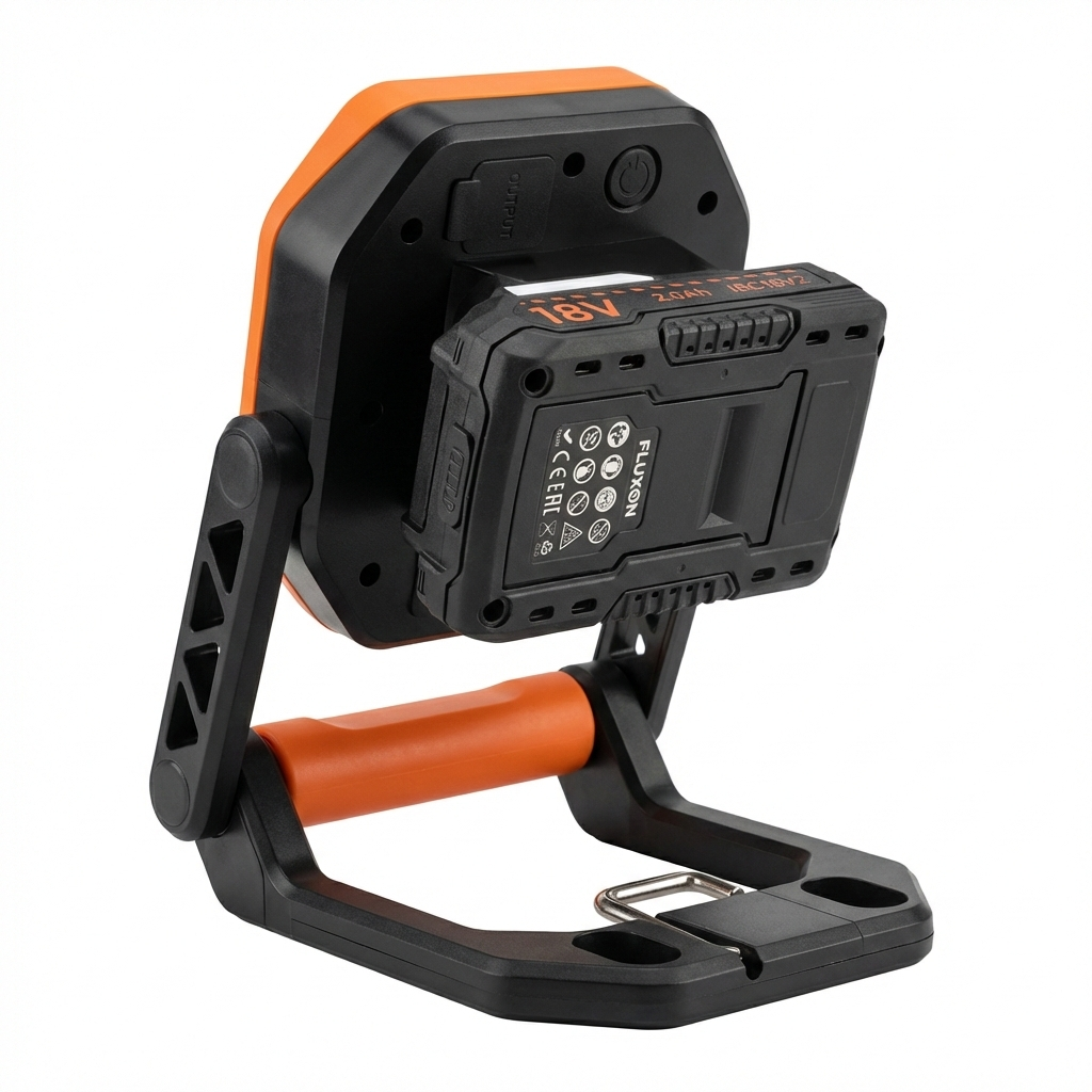 Fluxon work light with interchangeable battery (2)