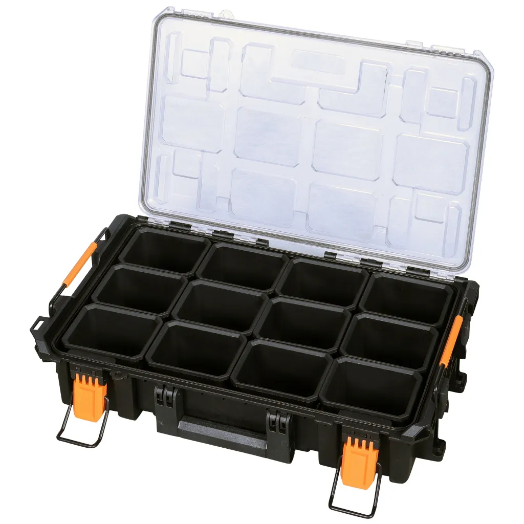 Fluxon 3-Piece Stackable Rolling Toolbox Set (10)