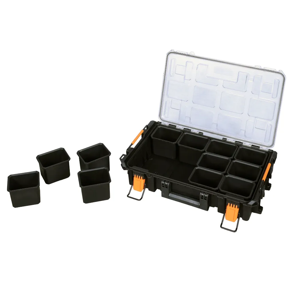 Fluxon 3-Piece Stackable Rolling Toolbox Set (11)