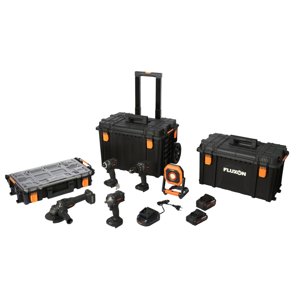 Fluxon 9-piece cordless tool set (2)