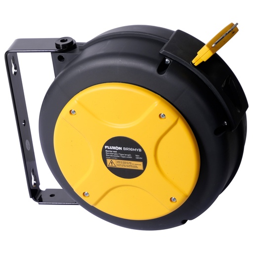 [BR16MYB] Fluxon enrouleur de barrière de sécurité rétractable 16m jaune/noir