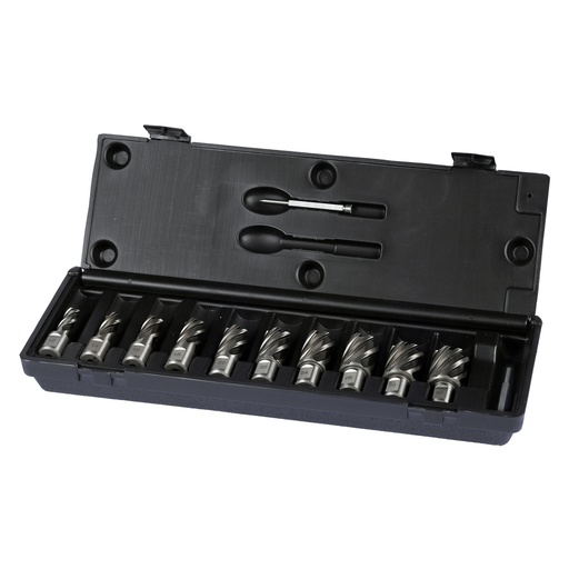 Core drill set HSS/M2 - 12 pieces